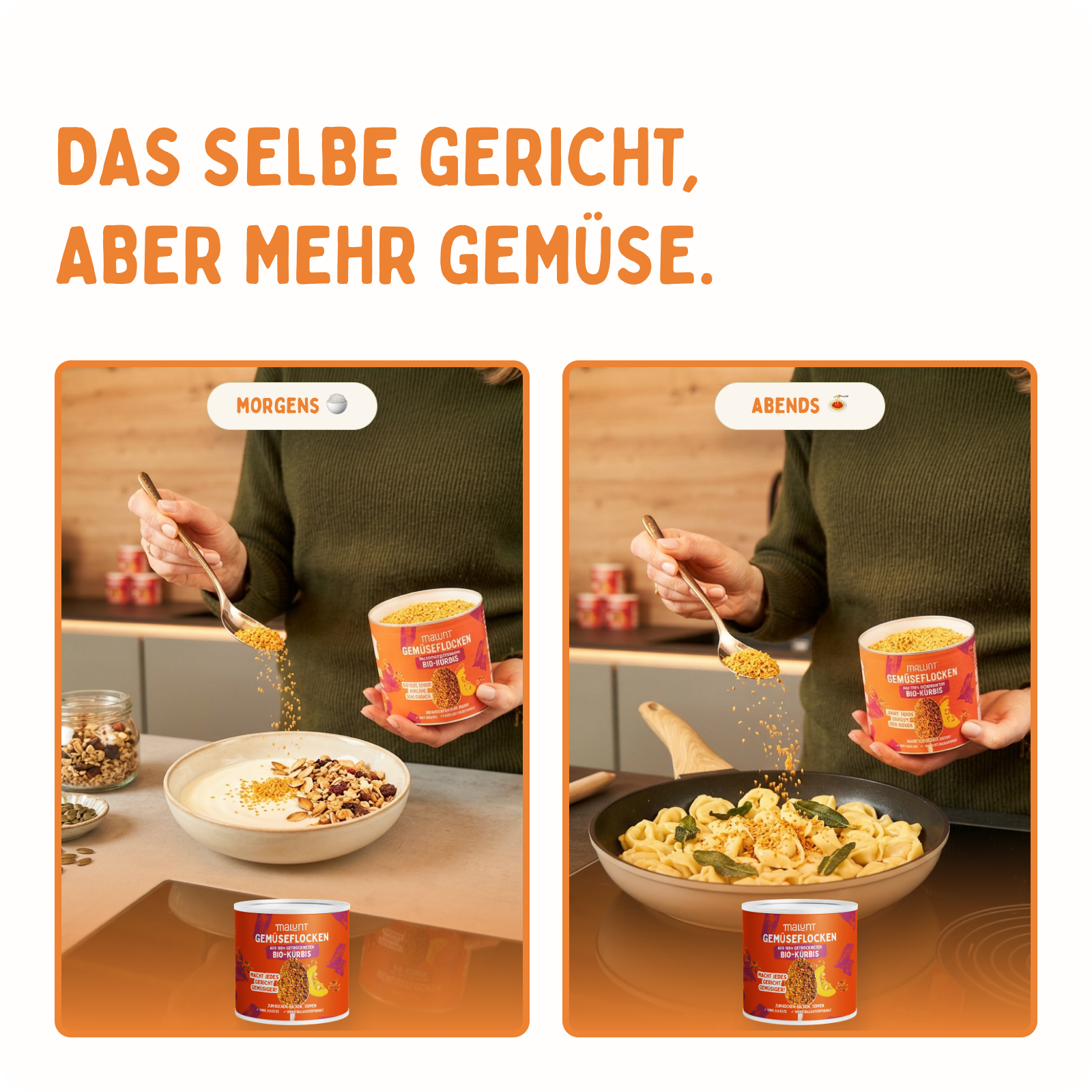 Kürbis Flocken