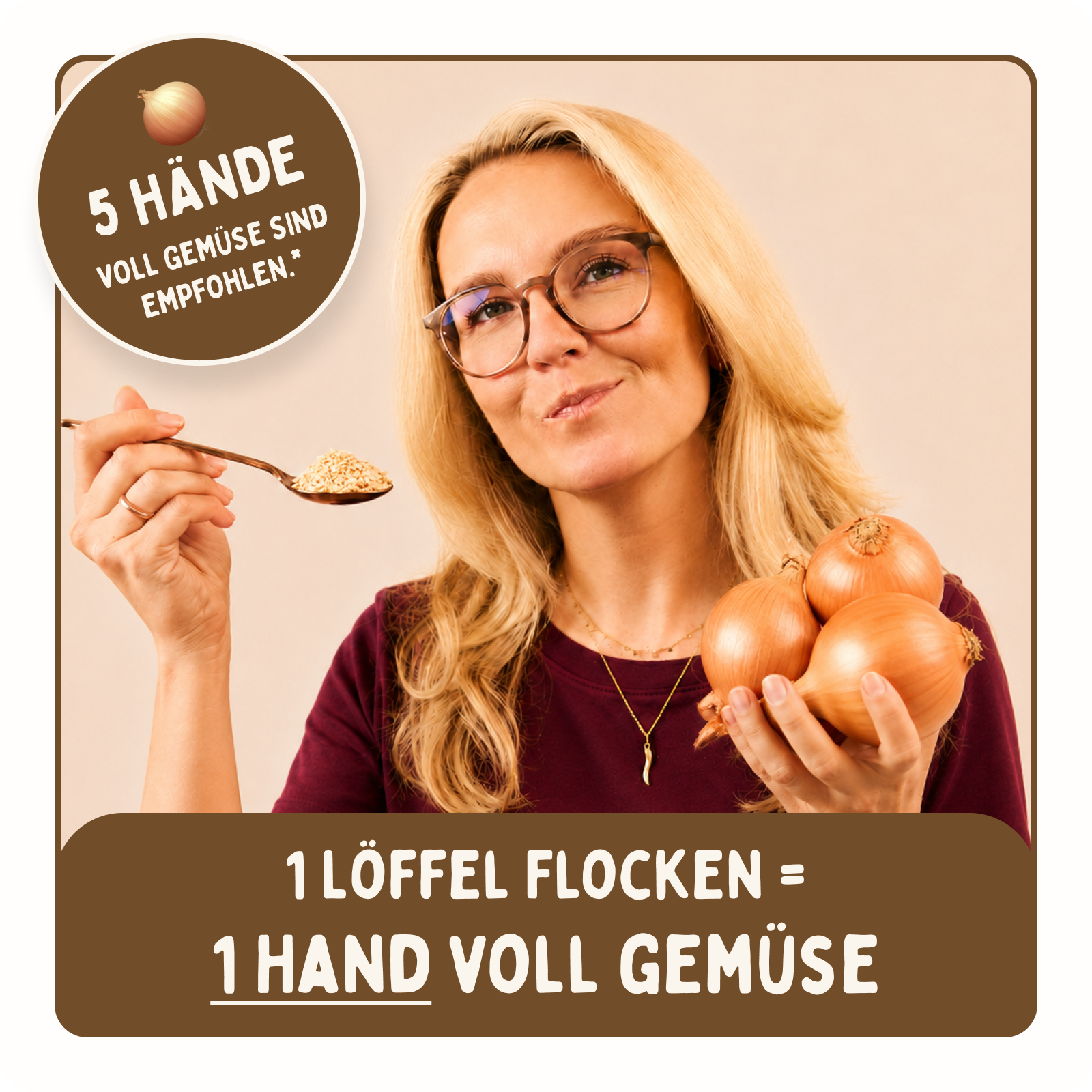 Zwiebel Flocken