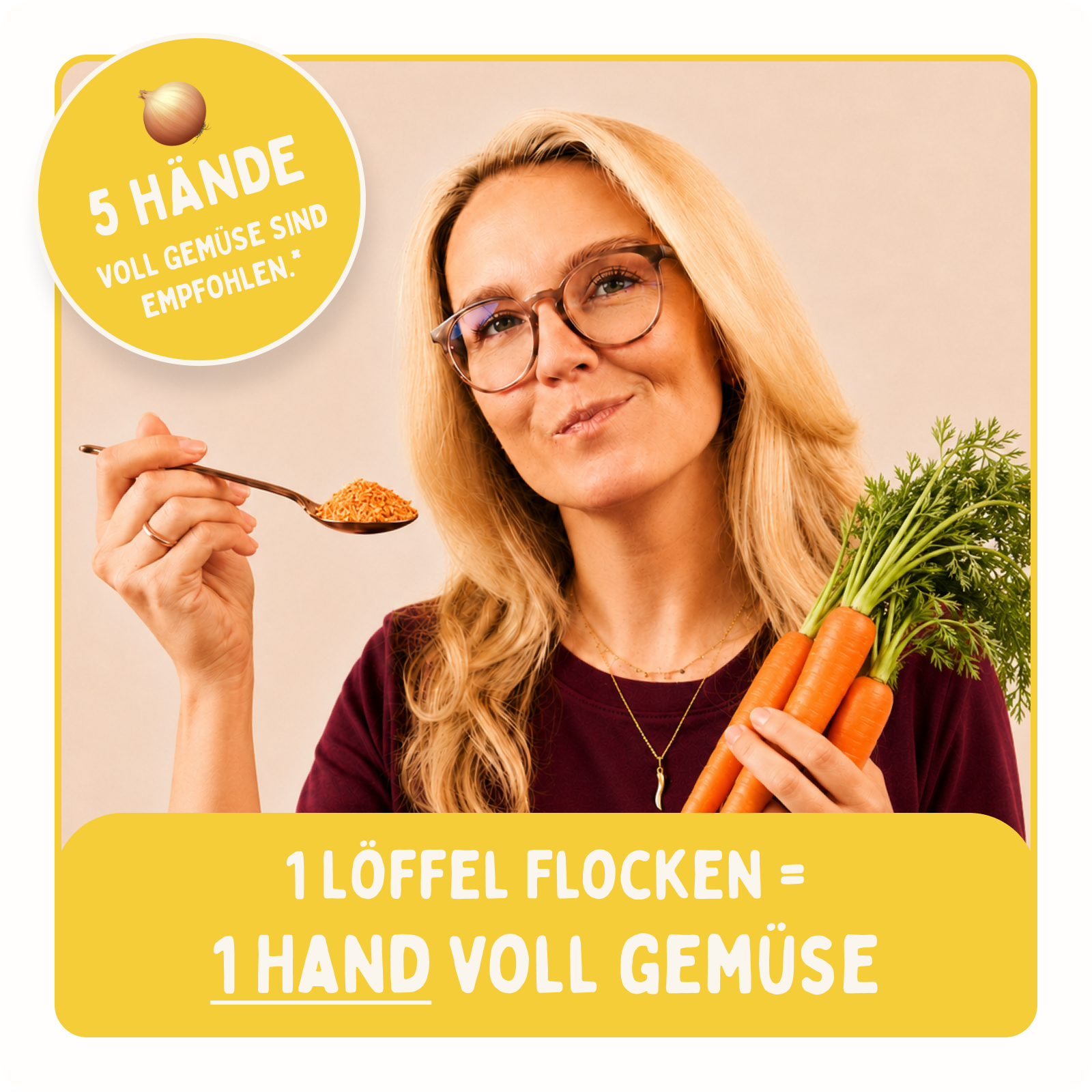 Karotten Flocken