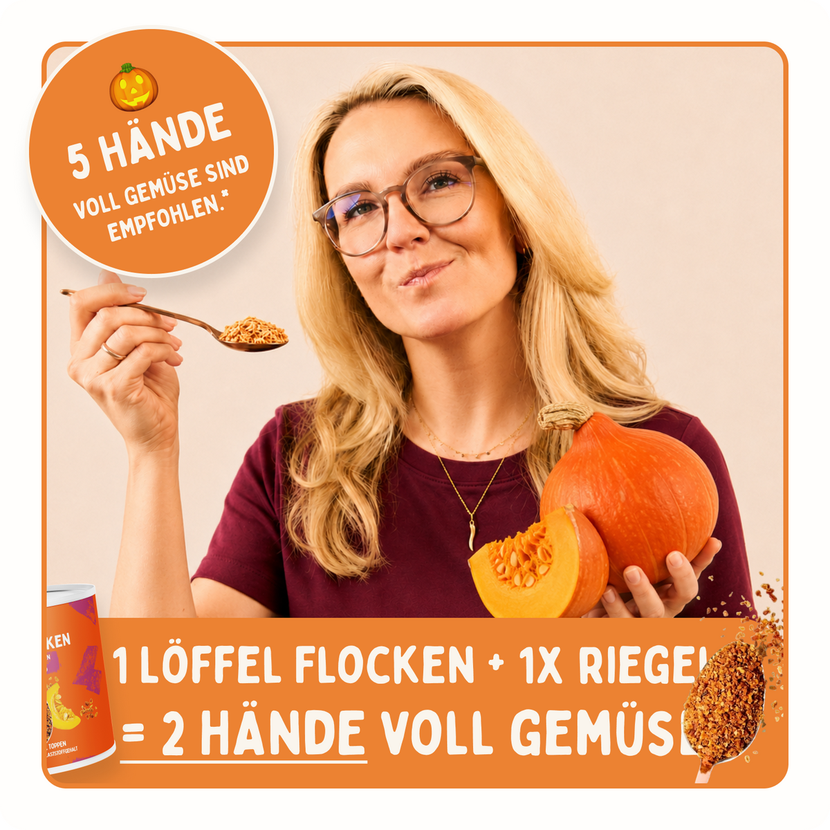 Kürbis Set - Flocken & Riegel